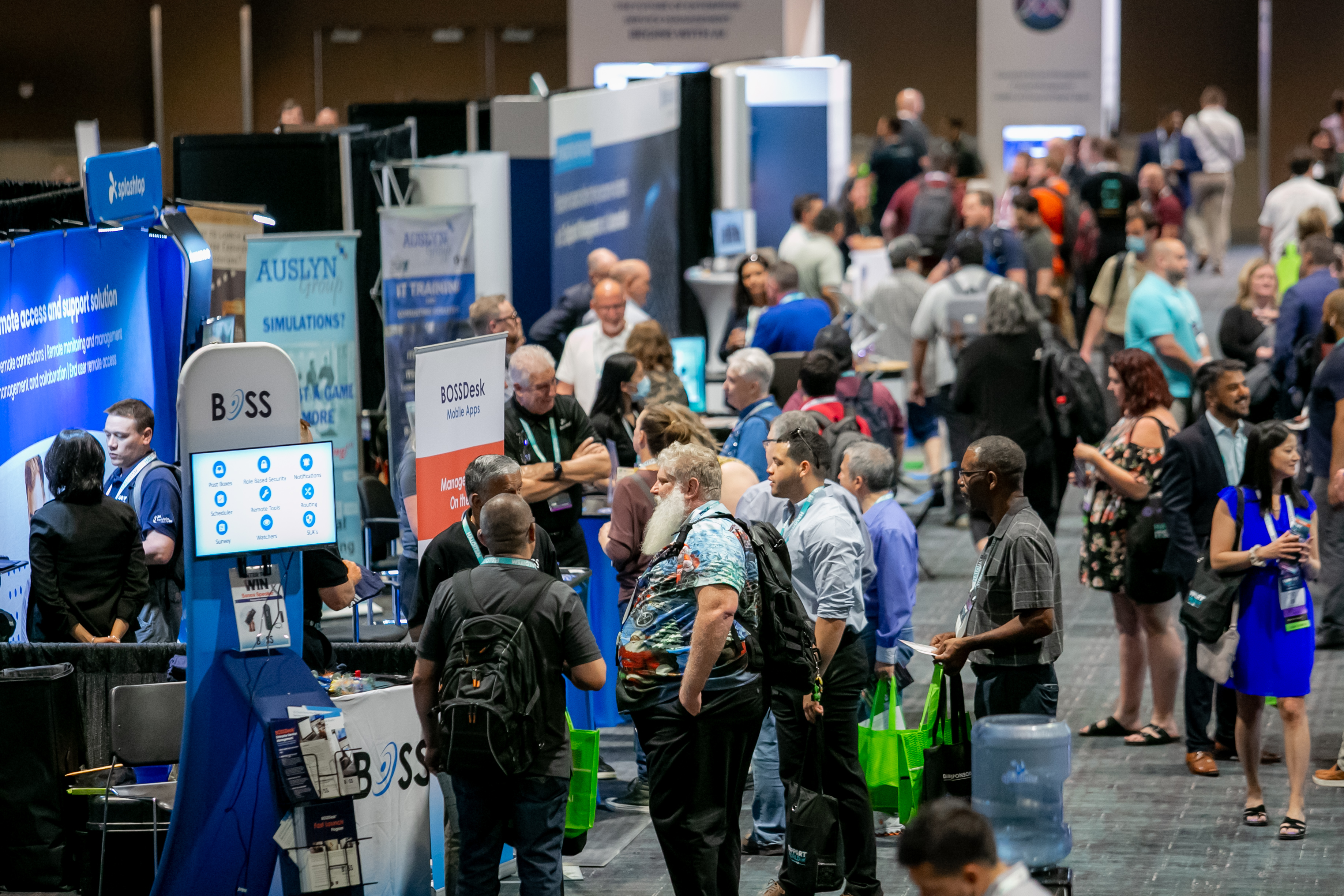 Expo Hall with People